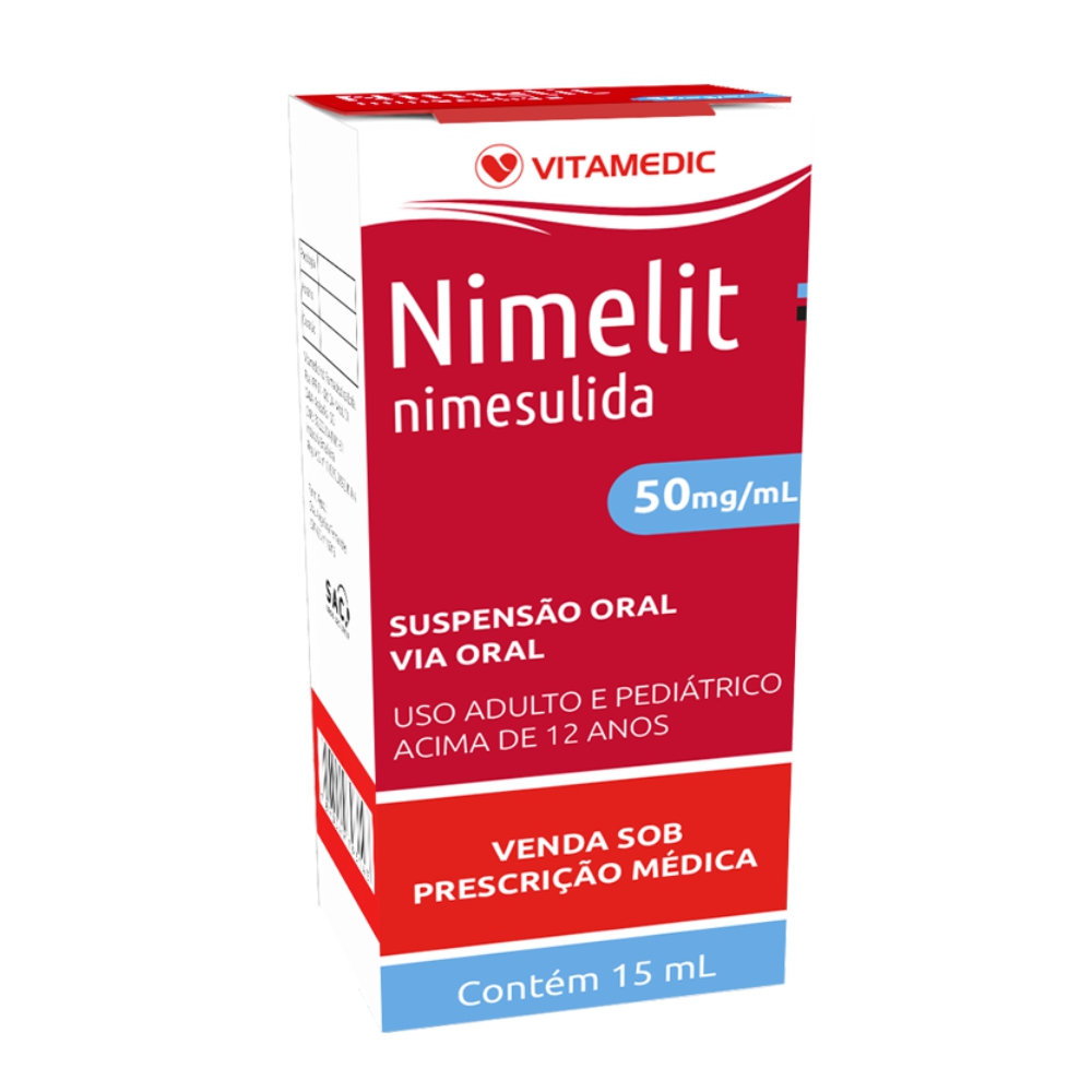 Compare o preço de Nimelit Gotas 50mg Ml 15ml nas melhores farmácias